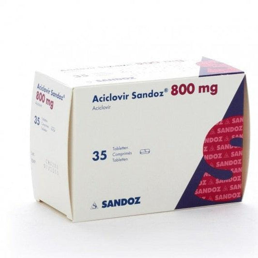 Sandoz Antivirals Aciclovir 800 mg Antiviral Tablets