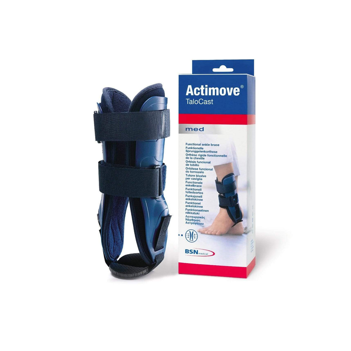 Actimove Talocast-Air Standard Right Black/Blue