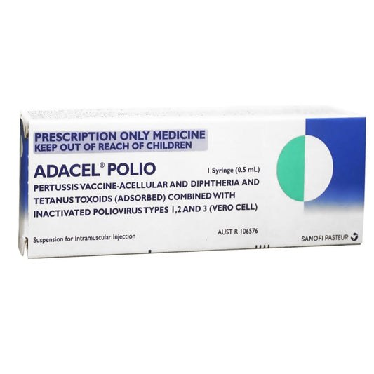 Sanofi Pasteur Vaccines Adacel Polio Vaccine - 0.5 mL, Diphtheria, Tetanus, Pertussis