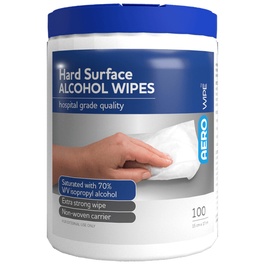 PIM-BUN Aero 70 Isopropyl Alcohol Hard-Surface Bacterial Wipes 42 x 14.5cm