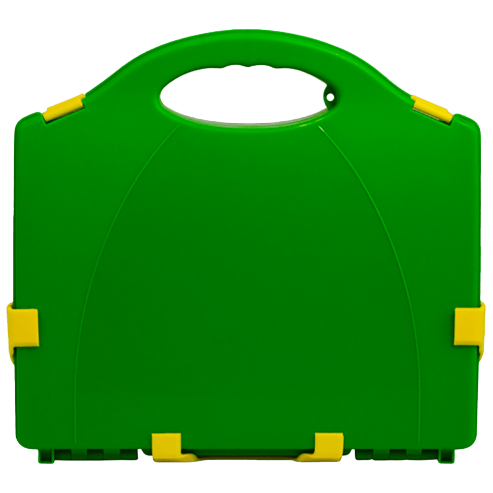AEROCASE Medium/Large Green and Yellow Neat Plastic Case 34 x 28 x 10cm (for AFAK5P)