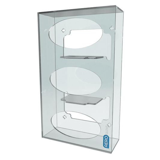 AEROGLOVE Acrylic Triple Glove Dispenser