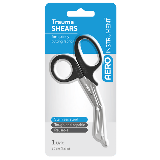 AEROINSTRUMENT Stainless Steel Universal Shears 19cm Card/1