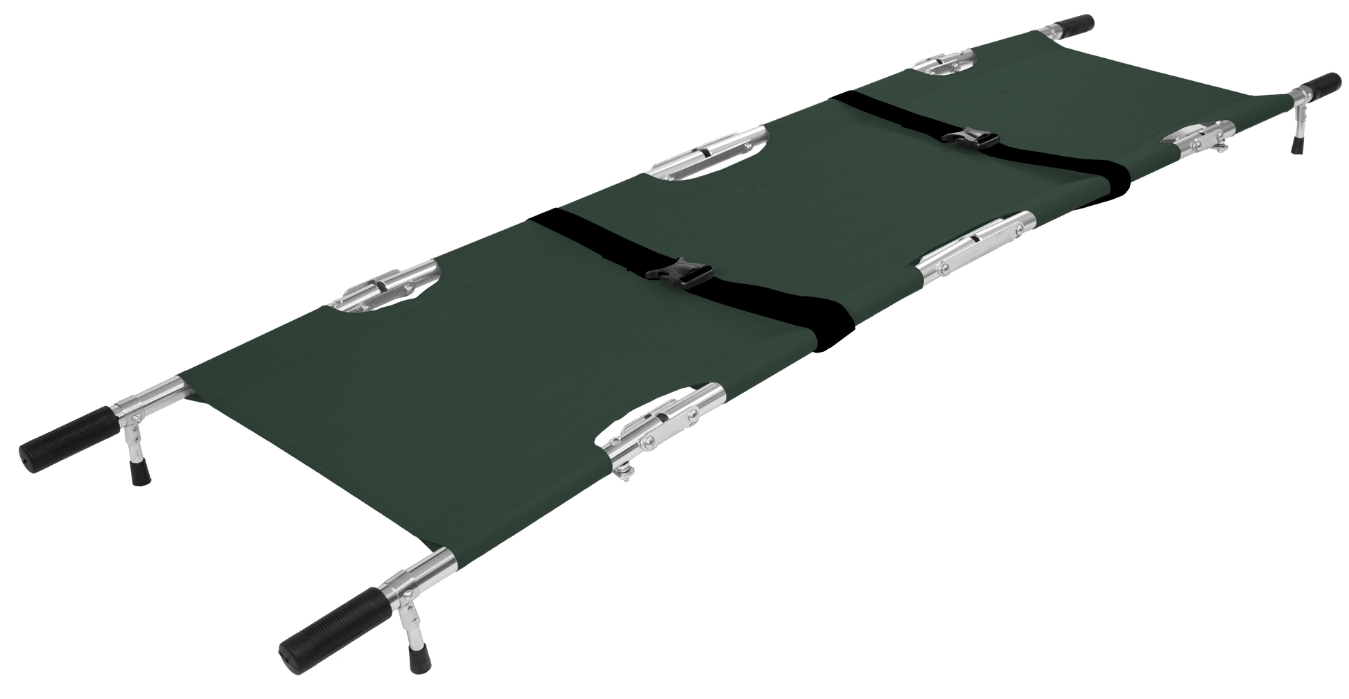 AERORESCUE Alloy Quad-Fold Emergency Pole Stretcher with Carry Case