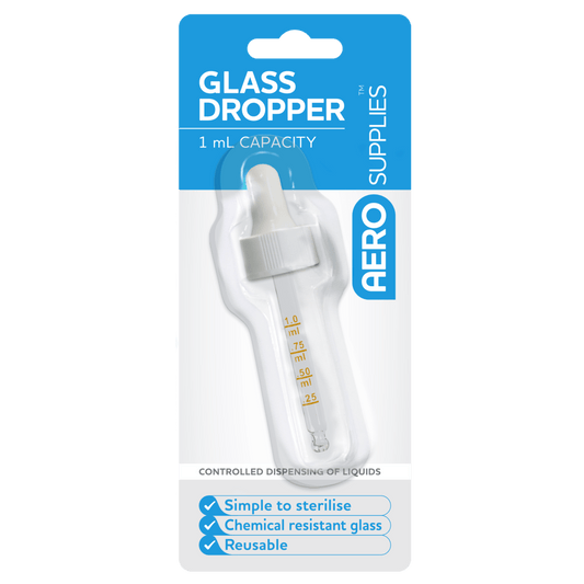 AeroSupplies Glass Dropper