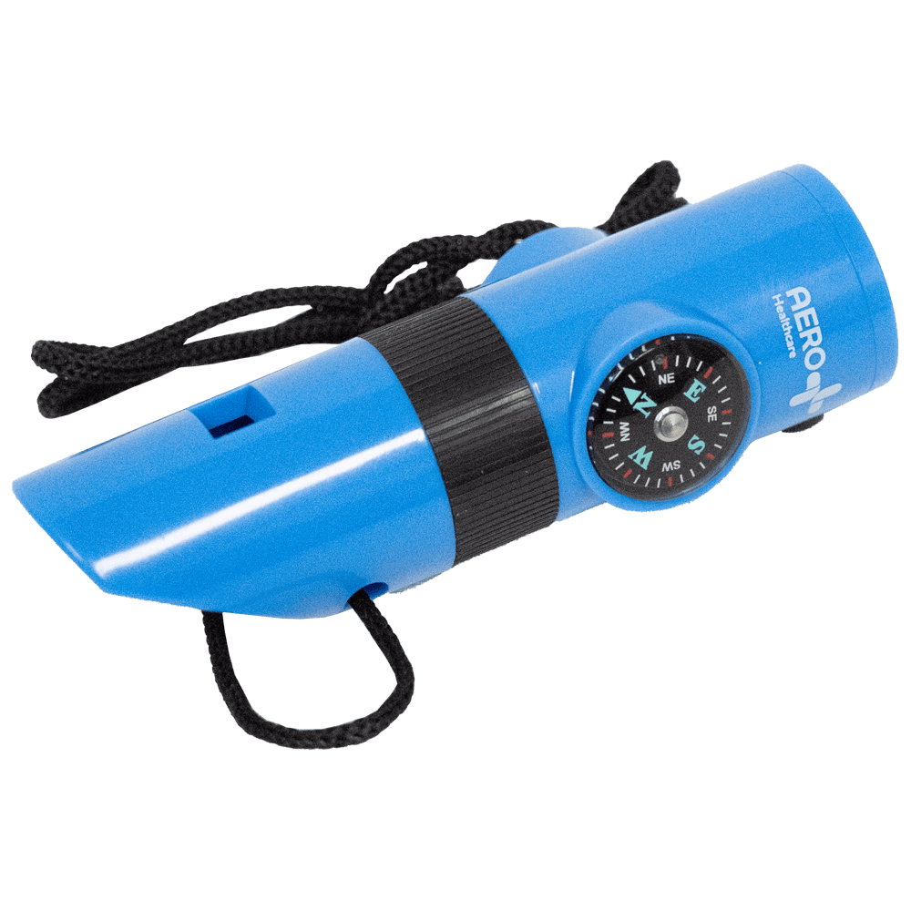 AEROSUPPLIES Survival Aid (Torch, Whistle, Mirror, Magnifying Glass, Compass)