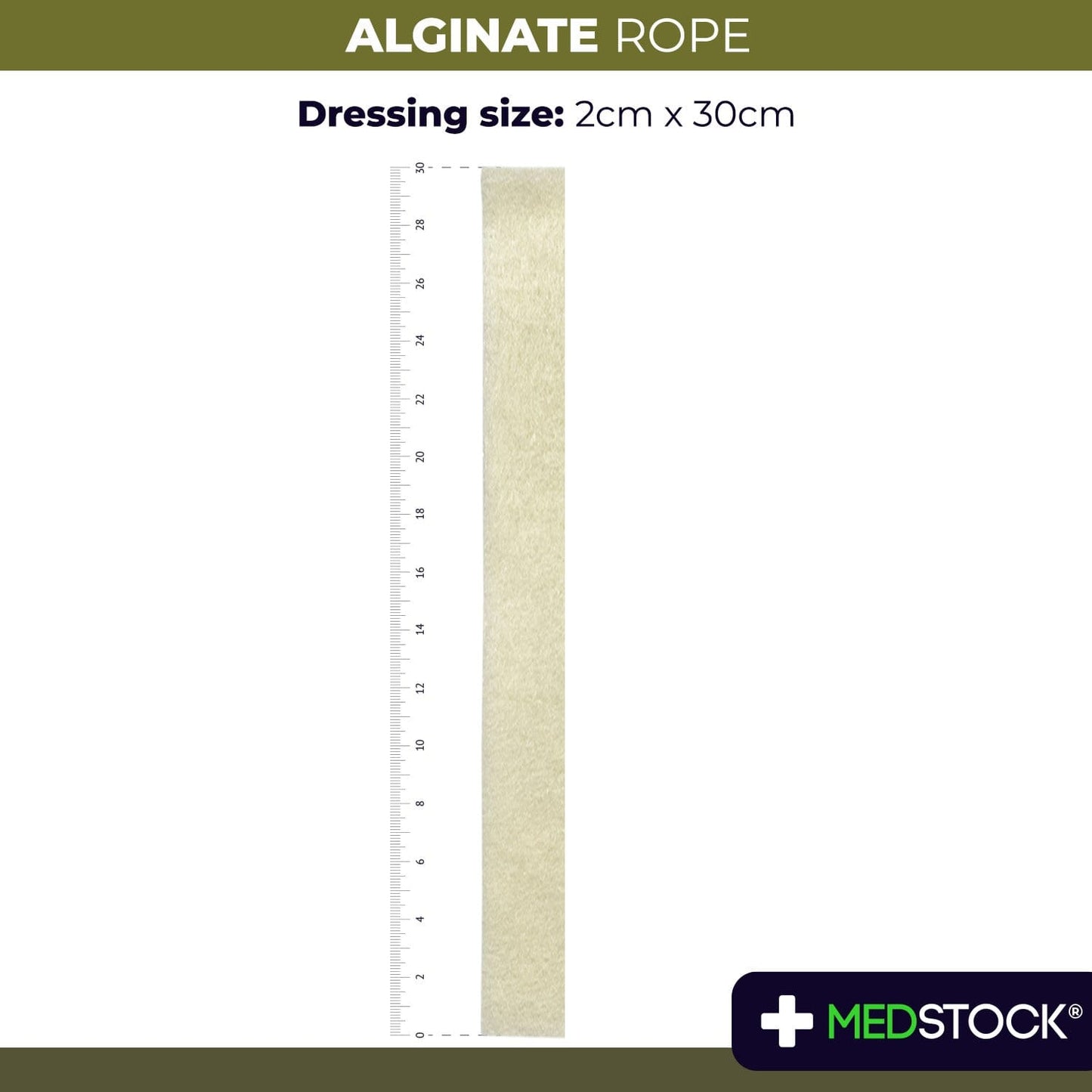 Alginate Dressing 2cm x 30cm