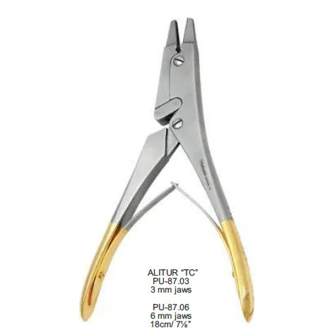 Professional Hospital Furnishings 18cm / 3mm Jaw / T/C Alitur Wire Cutting Plier