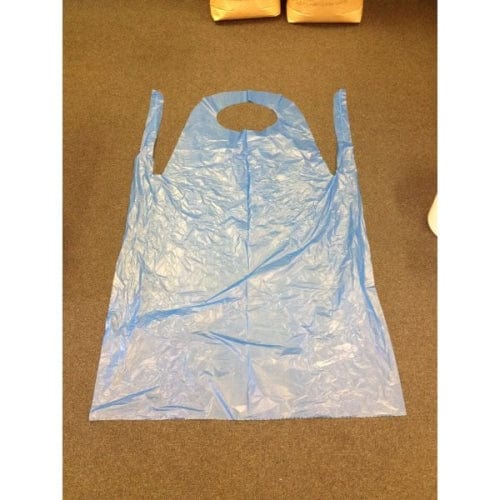 Allcare Safety & PPE Carton of 500 Allcare Apron Disposable Blue 26um
