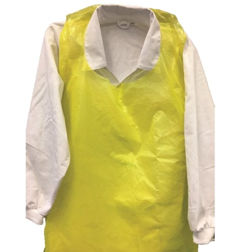 Allcare Safety & PPE Carton of 500 Allcare Apron Disposable Yellow