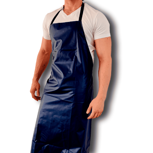 Allcare Safety & PPE Carton of 25 Allcare Apron PVC With Hook Blue 910X1200 28UM