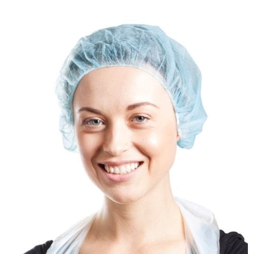 Allcare Safety & PPE Carton of 1000 Allcare Cap Bouffant PP Round 21" Blue
