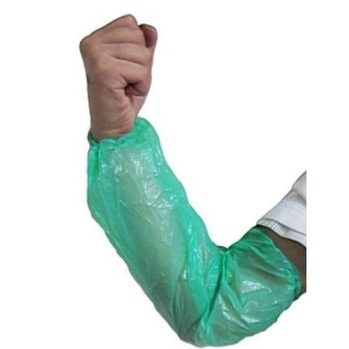 Allcare Safety & PPE Carton of 1000 Allcare Sleeve Protector Hand Made Low Density PE Green 18Inch