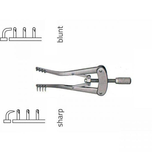 Professional Hospital Furnishings Retractors 10cm / 4x4 Blunt Prong Alm Self Retaining Retractor