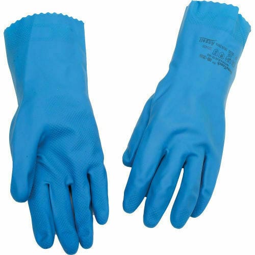 AlphaTec Gloves Latex Silverlined Blue 2