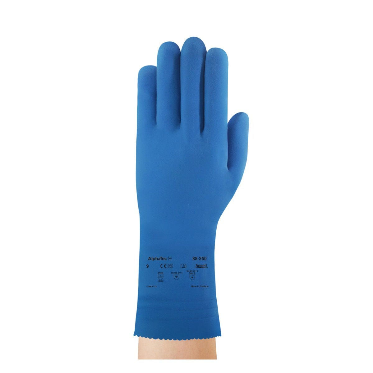 AlphaTec Silverlined Latex Gloves 1