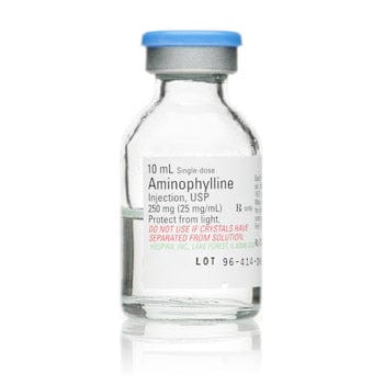 Pfizer Bronchodilators Aminophylline Injection 250mg 10ml - Intravenous (IV) Solution