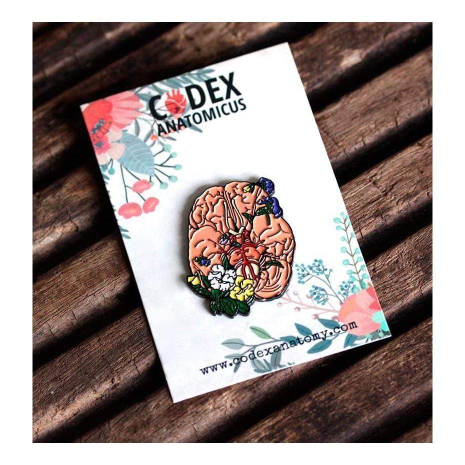Codex Anatomicus Enamel Pin Anatomical Brain Pin
