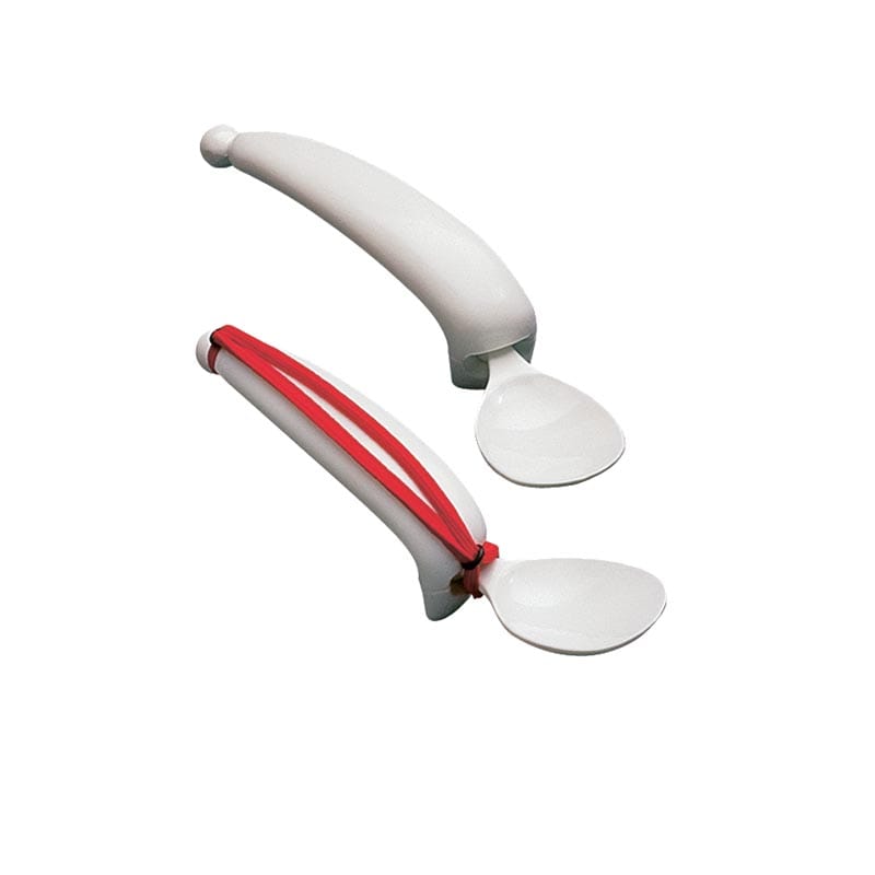 Angled Adjustable Spoon – Adaptive Eating Aid for Limited Grip