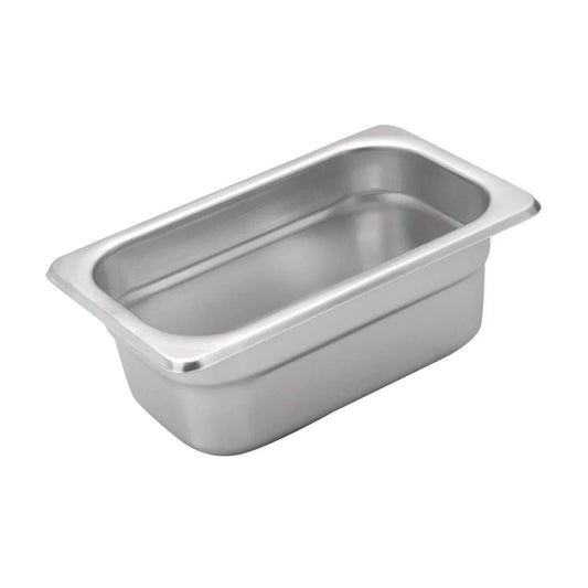 Trenton Kitchen Equipment Anti Jam Gastronorm Pan 1/9 Stainless Steel 100mm