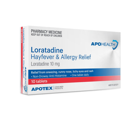 APO Health Antihistamines APH Loratadine 10mg Tablets - Non-Drowsy Allergy Relief