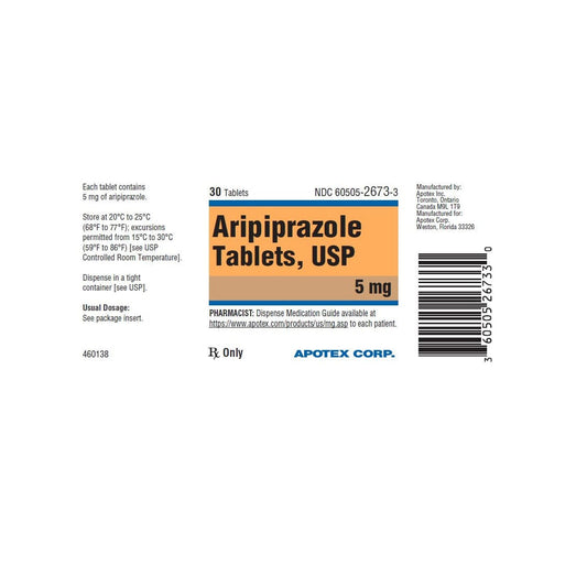 APOTEX Antipsychotics Apo Aripiprazole 5mg