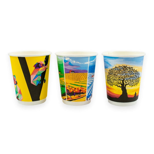 Sustain Disposable Cups Aqueous Hot Cup Double Wall 8oz