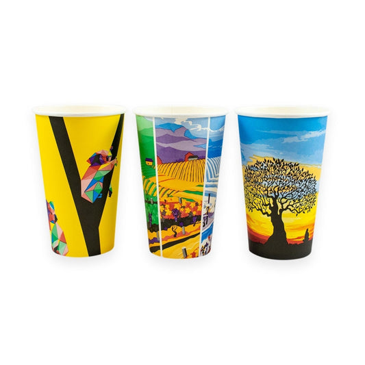 Sustain Disposable Cups Aqueous Hot Cup Single Wall 16oz