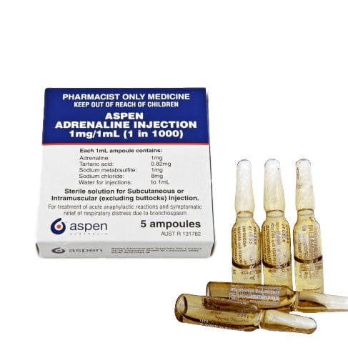 Aspen Pharmaceuticals Medications Aspen Adrenaline Injection 1mg/10ml