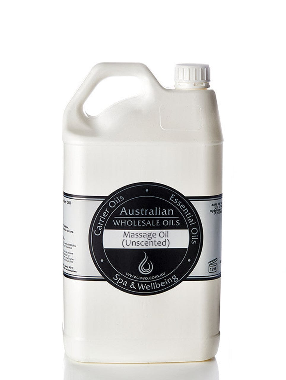 AWO Unscented Massage Oil - Perfect for All Skin Types