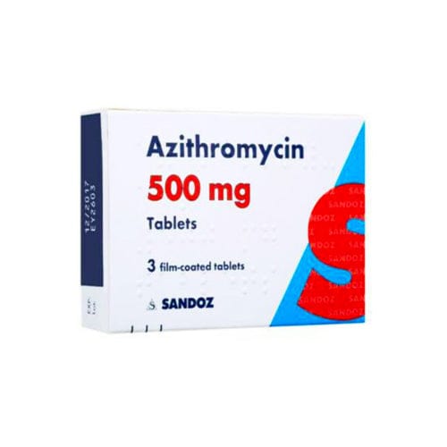 Sandoz Antibiotics Azithromycin 500 Mg Tablets - Effective Antibiotic Treatment