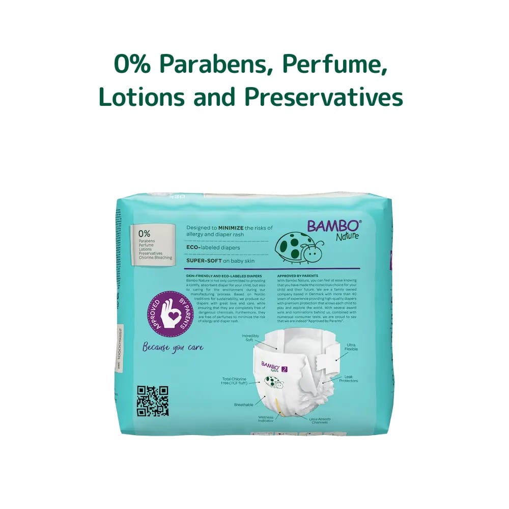 Bambo Nature Eco Nappies – Size 2 S (3–6 kg), 30 Nappies – image 6