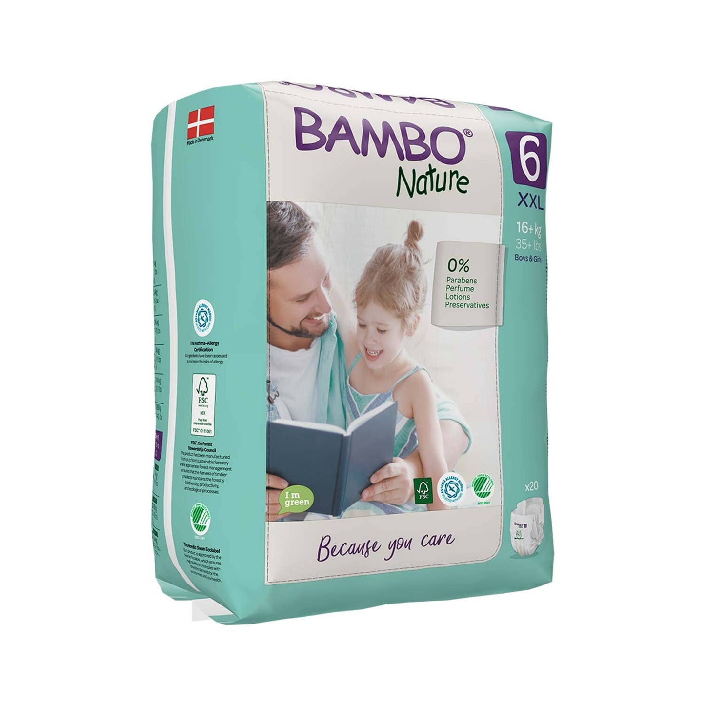 Bambo Nature Nappies Size 6 XXL (16kg)