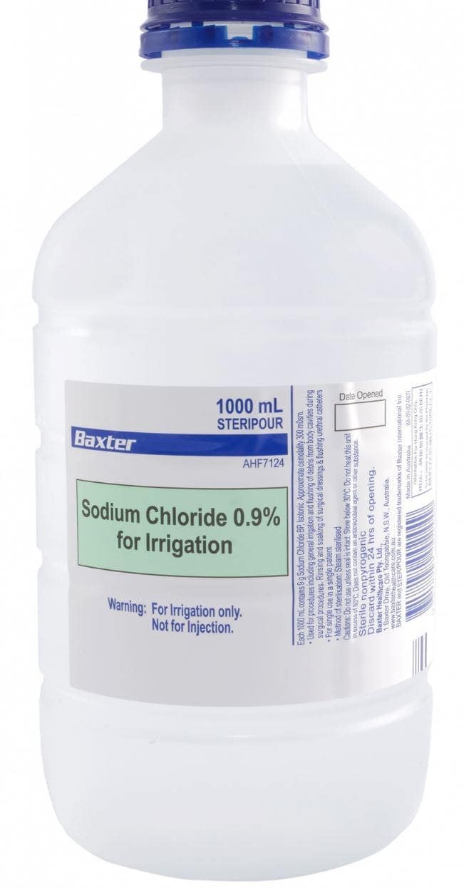 Baxter 0.9% Sodium Chloride for Irrigation