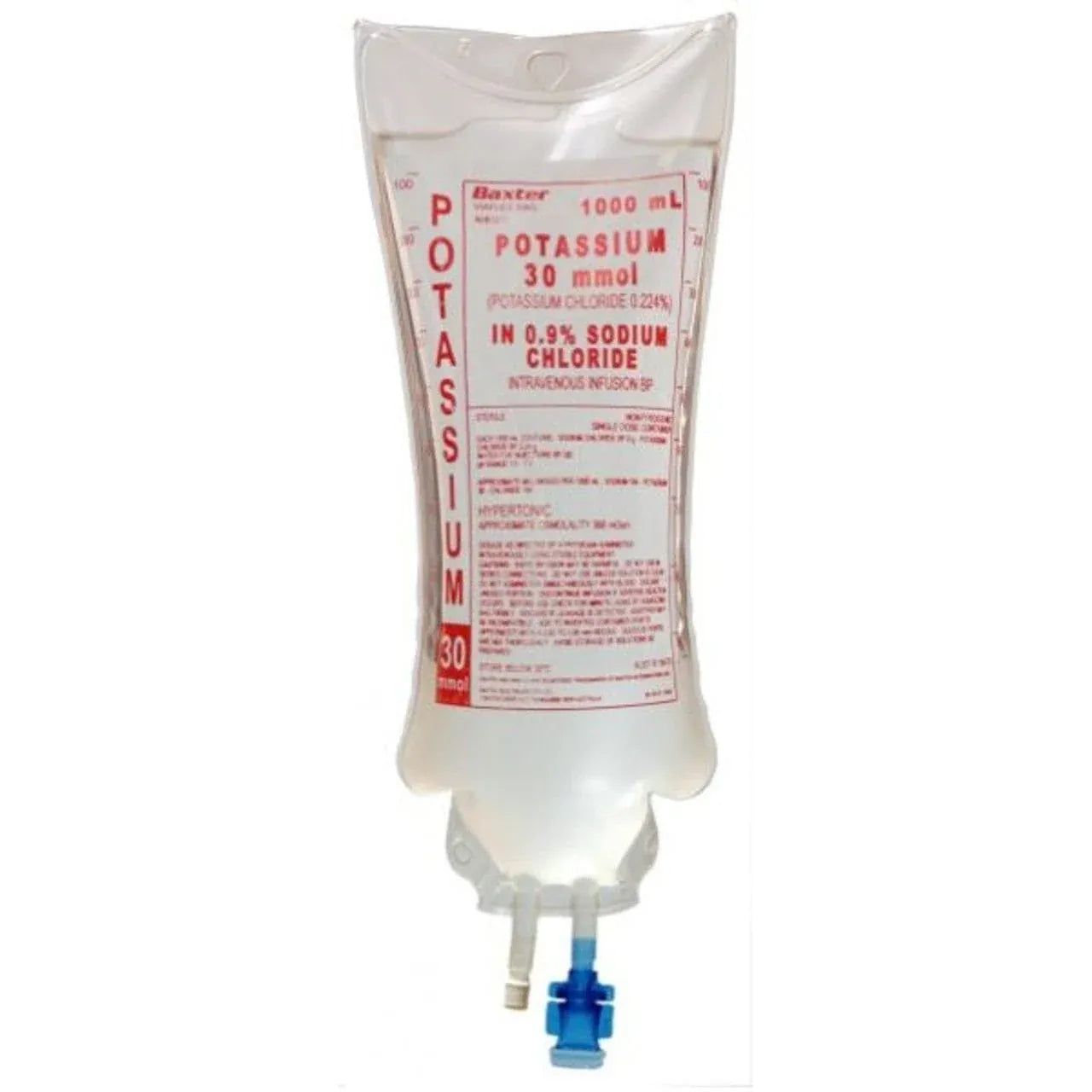 Baxter Baxter 30mmol KCL IN 0.9% NACL 1000ML