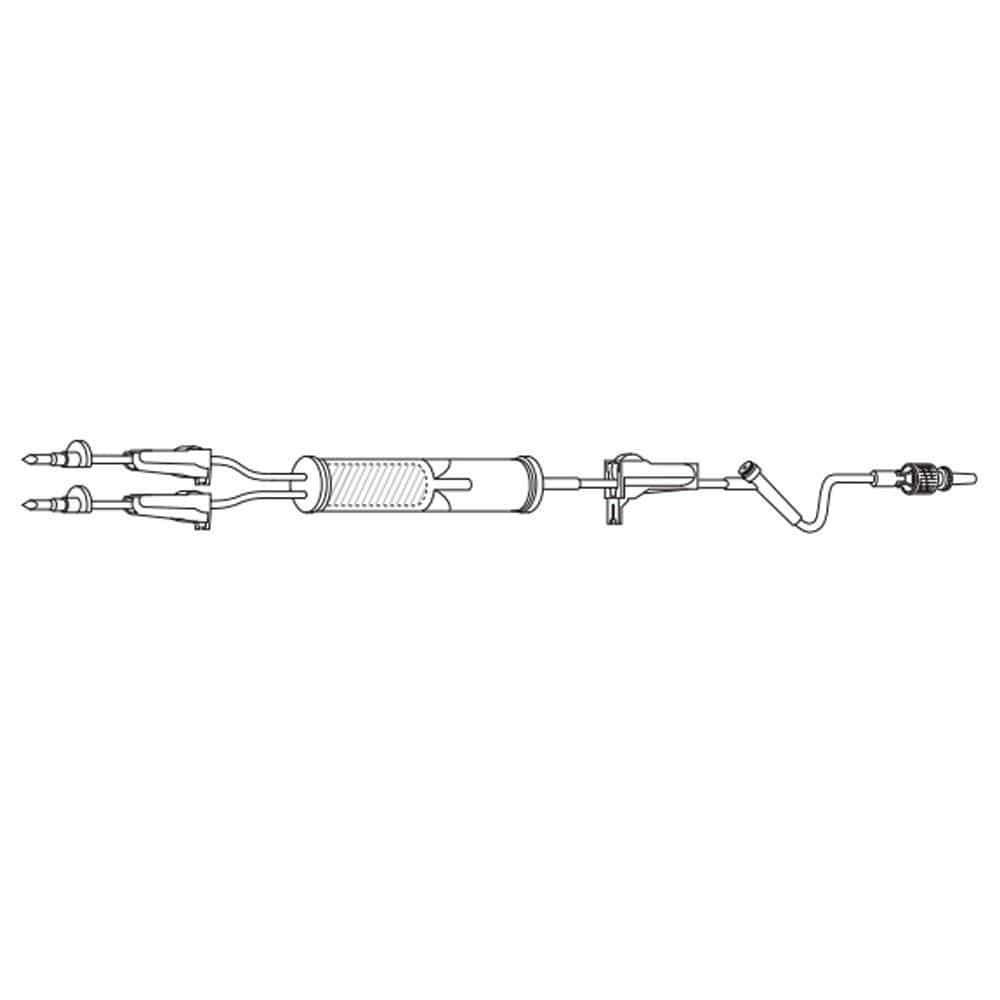 Baxter Y-TYPE BLOOD-SOLN PUMP SET20DPM 220cm