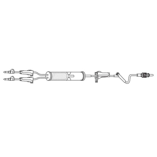 Baxter Y-TYPE BLOOD-SOLN PUMP SET20DPM 220cm