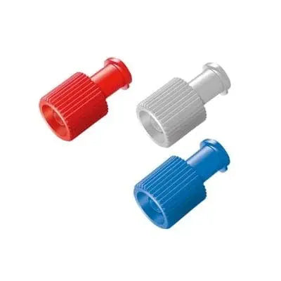 BBraun Combi-Stopper Luer Lock Fitting Male and Female Blue