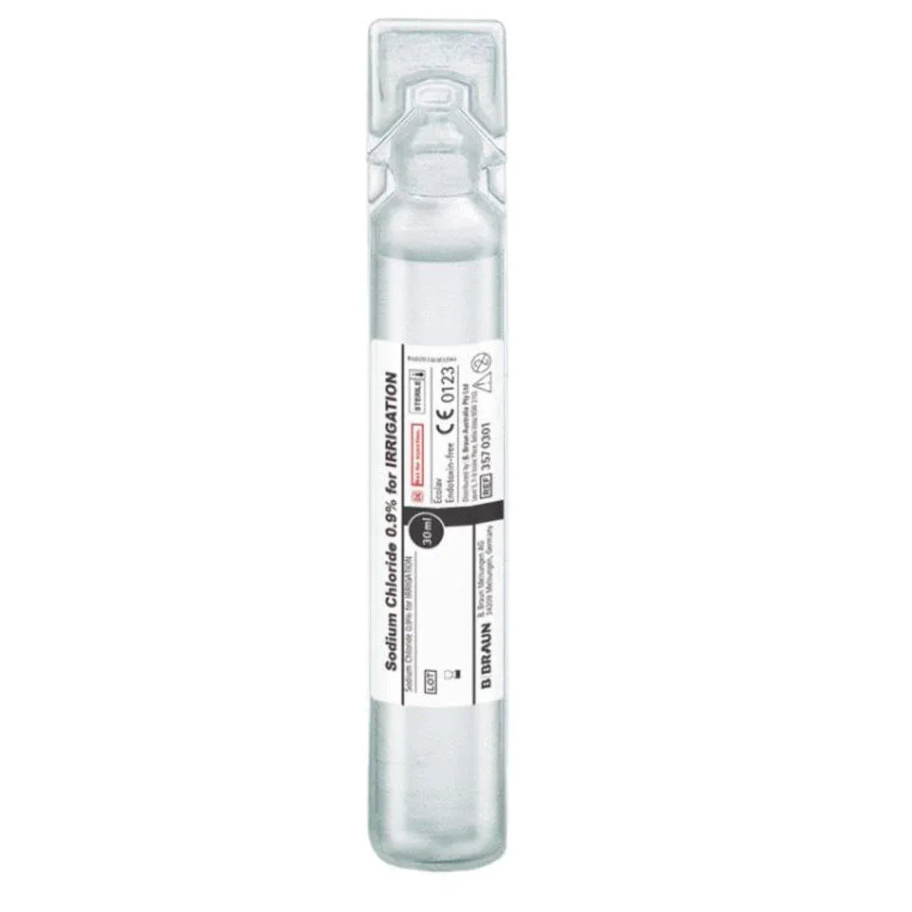 BBraun Irrigation Solutions BBraun Ecolav Sodium Chloride (NaCL) 0.9% Irrigation Solution 30 ml