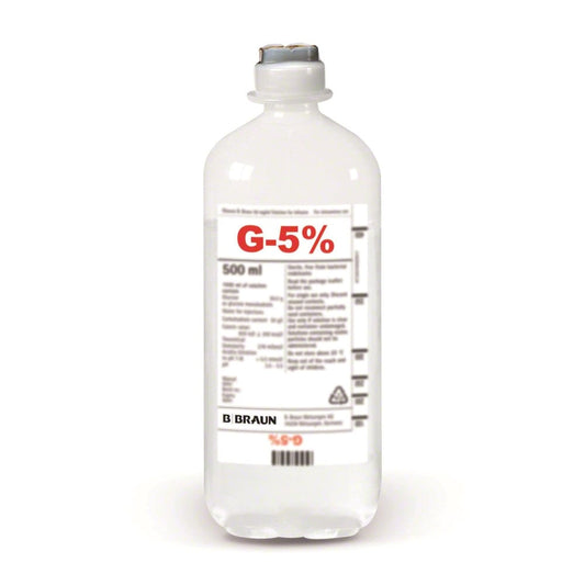 BBraun Intravenous Solutions BBraun Glucose 5% IV Solution 250ml