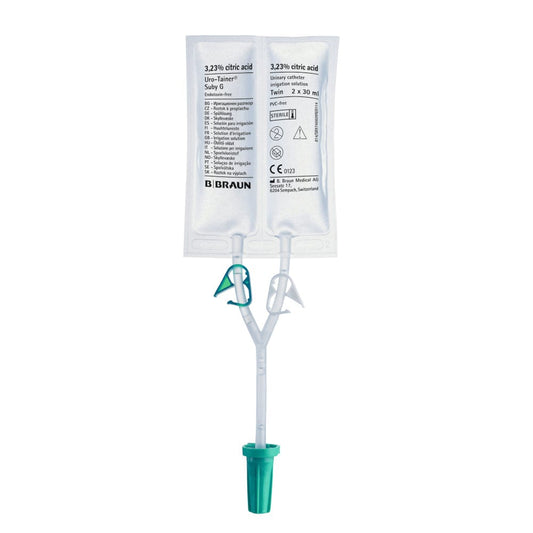 BBraun BBraun Uro Tainer Twin Suby G 2 X 30ml Citric Acid 3.23%