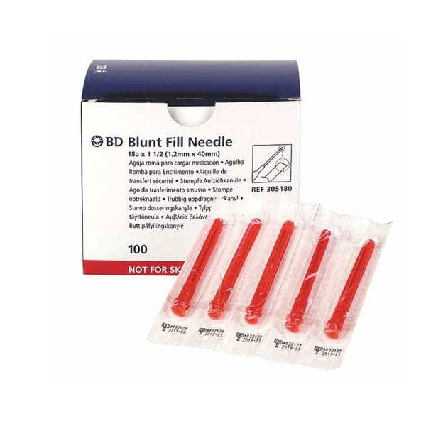 BD Blunt Fill Needle - gauge 18 x length 1-12 2