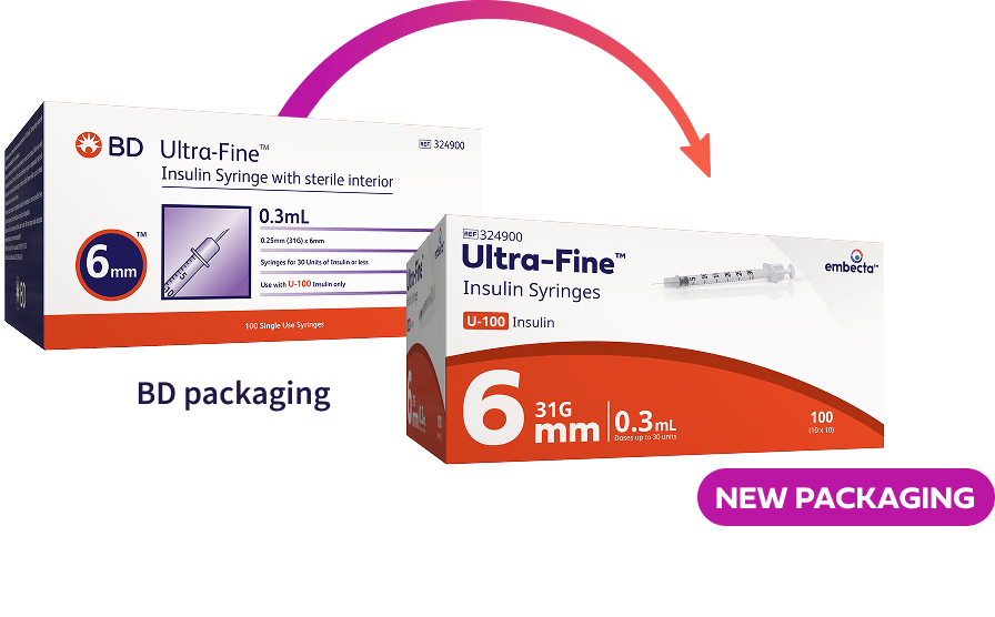 BD Embecta  Ultra-Fine Insulin Syringes