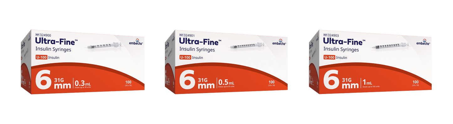 BD Embecta  Ultra-Fine Insulin Syringes
