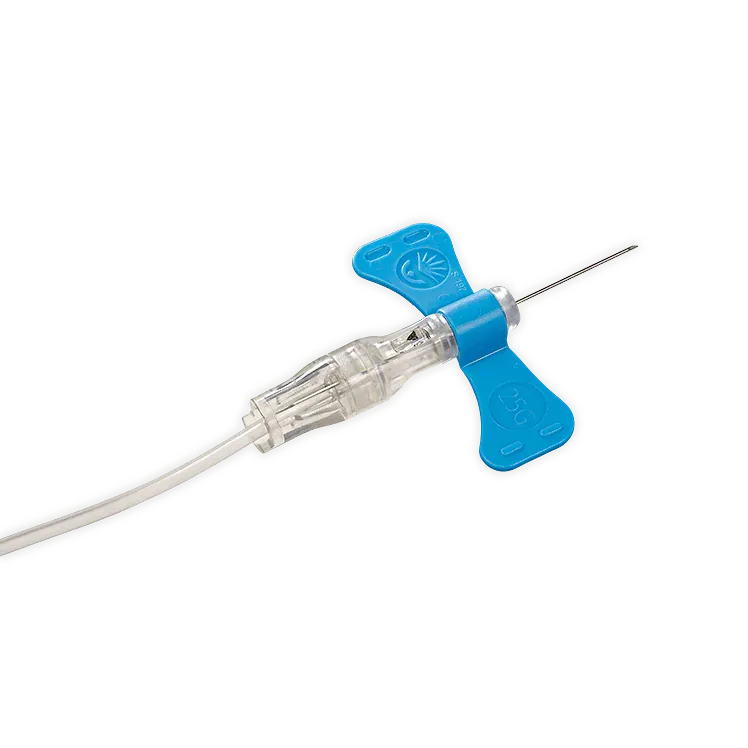 BD Medical Blood Collection Sets 25G (Royal Blue) / Standard Push Button - 12.00in (305mm) / Luer BD Vacutainer Winged Blood Collection Set