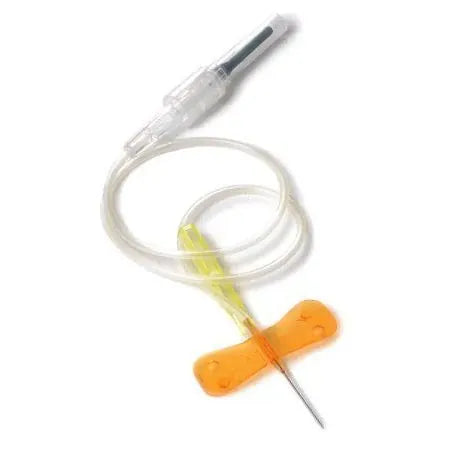 BD Medical Blood Collection Sets 25G (Orange) / SafetyLock / Without Luer BD Vacutainer Winged Blood Collection Set