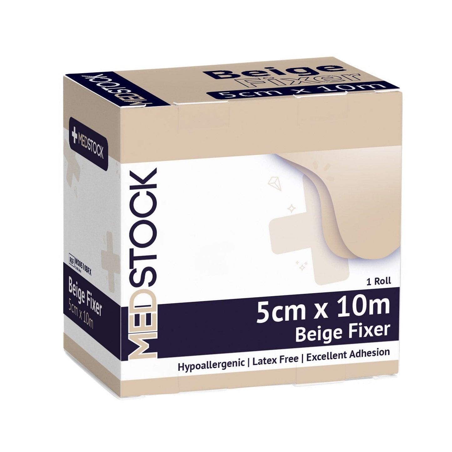 Beige Fixer Roll 5cm x 10m