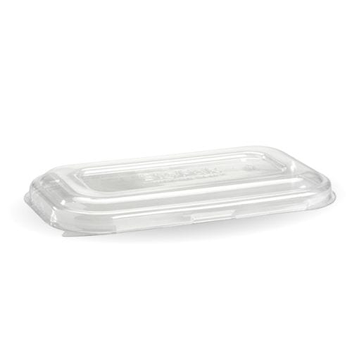 Biopak Bags & Takeaway BioCane Lid Rectangle Clear 750/1000ml