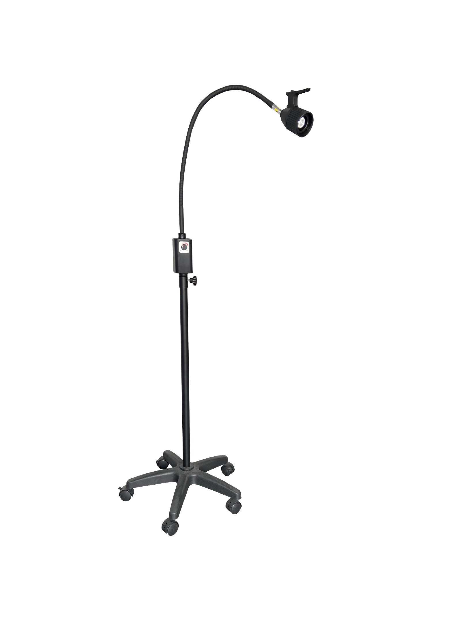 Medical Equipment Services Black flexible neck LED Exam Light with Roller Stand