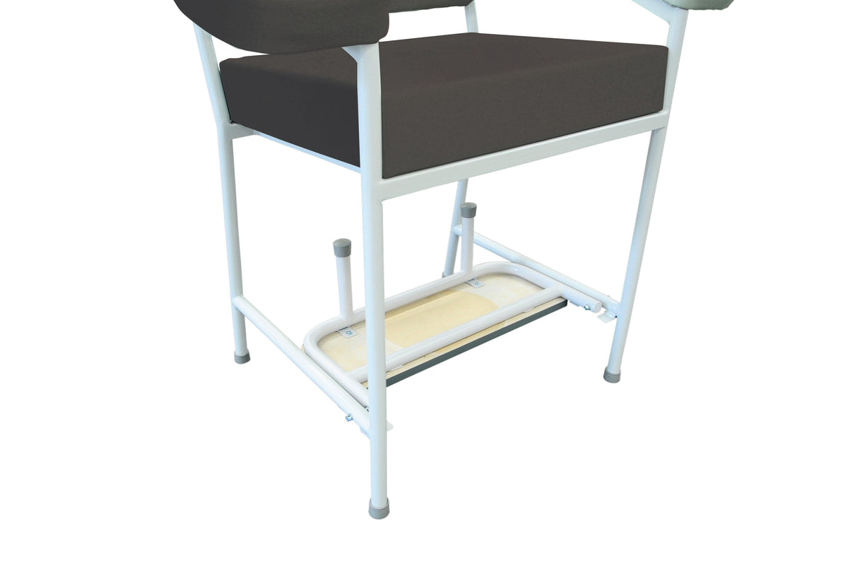 Blood Collection Chair, Grey - Seat width 550mm, Arm rests 915mm